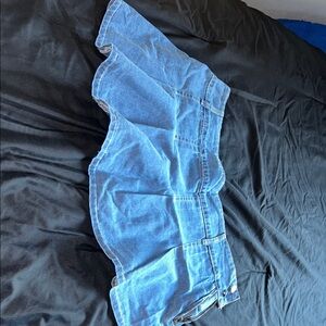 SHEIN Blue Denim Skirt